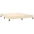 vidaXL vidaXL Box spring postelja z vzmetnico krem 160x200 cm blago, (20896353)