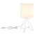 Globo 21734W - Stona lampa TAMIAN 1xE14/40W/230V bela
