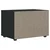 TV ormarić VISNES crni 60x40x38 cm izrađeno drvo