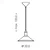 Brilagi - Luster na sajli FORGE 1xE27/60W/230V O 22 cm crna