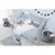 5delna posteljnina Belisima Mouse 90/120 modra