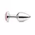 Booty Sparks Gemstones Rose Quartz Gem Anal Plug Small