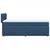 Vidaxl Box spring postelja z vzmetnico modra 80x200 cm blago