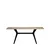 Hanah Home Trpezarijski sto Luna, 181x90x75 cm, Krem
