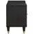 TV ormar s ladicama Crna 105 x 33 x 46 cm Čvrsto drvo manga