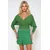 Trend Alacati Stili Ženska bluza dugih rukava ALC-019-053-BLZ, V-izrez, Zelena