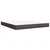 Vidaxl Box spring postelja z vzmetnico temno rjava 180x200 cm blago