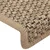 Vidaxl Samolepilne preproge za stopnice sisal 15 kosov 65x21x4 cm