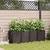 Vrtna saksija 4 pcs Smeđa 160 x 40 x 52 cm Plastika