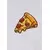 Mister Tee Majica Pizza Love  temno rumena / rdeča / črna / bela
