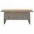 Vrtni stol sivi 100x50x43/63 cm od drva bagrema i poliratana