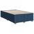 Vidaxl Box spring postelja z vzmetnico modra 120x190 cm blago