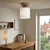 BRILAGI - LED plafonsko svetlo RETRO GLASS 1xE27/60W/230V prečnik 10 cm bež/bela