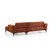 ATELIER DEL SOFA Ugaona garnitura Hamlet Right Tile Red