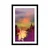 Plakat s paspartujem edinstvena eksplozija barv - 30x45 white
