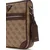 GUESS Torba za čez ramo Milano 2 kamela/temno rjava
