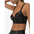 Adam Selman Sport - Push It rose print sports bra - women - Black