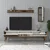 Hanah Home TV komoda sa policama Valensiya, 180 cm, Krem-orah