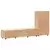 Set TV komoda FLORIN 3 pcs Sonoma hrast Konstruirano drvo