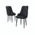 HANAH HOME Set 6 stolica Trex Anthracite Black