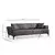 Atelier del Sofa Trosed na razvlačenje Hamlet 95x43x190cm Tamnosivi