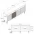 Hanah Home Komoda Milan 160 160x78x35cm Bela