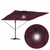 Roma Suncobran Crvena 286 x 284 x 270 cm Aluminij i poliester