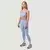 GymBeam NEO Seamless Sports Bra Sky