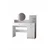 HANAH HOME Sto za šminkanje Harmony 2 Round White