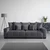 Velika Sofa Matteo grafitno siva