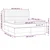 Vidaxl Box spring postelja z vzmetnico črna 160x200 cm blago