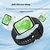 Smorss Zamenska narukvica za pametne satove za Huawei Watch Fit3/Fit4/4Pro, Crna