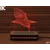 Black Cut 3D Lampa Ajkula, Zelena