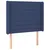 Krevet box spring s madracem LED plavi 100x200 cm od tkanine