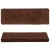 Prostirke za stepenice 15 kom 65x21x4 cm smeđe pravokutne rubove