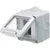 GEWISS GW27042 vodonepropusno kućište za sistemske uređaje - 2 gang - siva ral 7035 - ip55