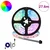 LED traka 12 pcs Crna i prozirna 2300 mm Bakar i plastika