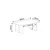 HANAH HOME Sto za dnevnu sobu Ravello White Marble
