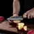 Damaskasti kuhinjski nož ZE-37434 - Slicer / Smeđa KP37434