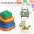 Homestar Set ravnotežnih stopnic 11 kosov 37x37x19 cm večbarvno