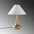Opviq Stona lampa Luna-15260, 50x50x63 cm, IP20, Zlatno-bele boje