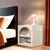 HANAH HOME Noćni stočić Lorin Travertine