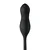 Jock Hyper Thrusting & Vibrating Anal Plug with C-Ring Black