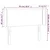 LED uzglavlje crno 93x16x78/88 cm od tkanine