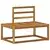 Set vanjskih sofa 3 pcs Prirodna Čvrsto drvo akacije