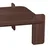 Hanah Home klub sto Marais, 117 cm, orah Milano