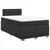 Vidaxl Box spring postelja z vzmetnico črna 120x200 cm umetno usnje