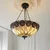 Endon 111872 - Luster na lancu Tiffany HUTCHINSON 3xE27/60W/230V, prečnik 50 cm