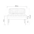 Hanah Home Vina 1070 1 GreenAtlantic Trpezarijska klupa, Zelena
