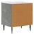 Noćni ormar s ladicama 2 pcs Betonska siva 43 x 34,5 x 49,5 cm